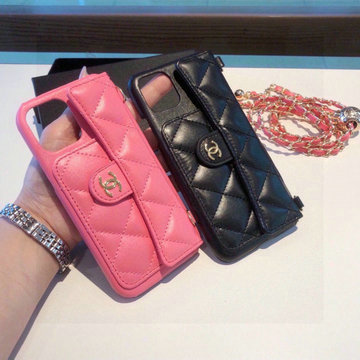 商品名称：シャネル CHANEL 2025年最新入荷 スマートフォンケース iphone用カバー 携帯ケース カード入れ チェーン付き