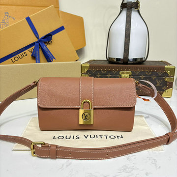 ルイヴィトン LOUISVUITTON 057-M12147 2025年最新入荷 ウォレット オン チェーン ロウキー ショルダーバッグ カーフスキン レディース