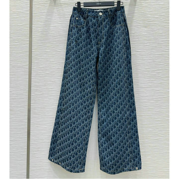 クリスチャンディオール CHRISTIAN DIOR 2025年春夏最新入荷 フレアパンツ デニムジーンズ レディース ストレッチ カジュアル