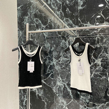 シャネル CHANEL 2025年最新入荷 ニットベスト ノースリーブ カジュアル 通気性 レディース