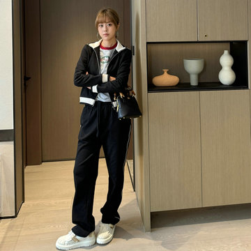 商品名称：グッチ GUCCI 2025年最新入荷 スポーツ スーツセット 上下セット 長袖 ジャケット ドローストリングパンツ レディース