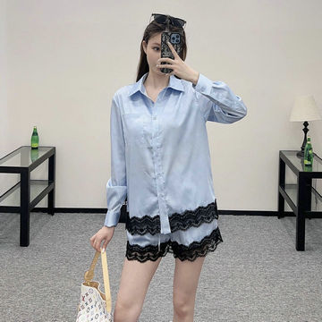 ルイヴィトン LOUISVUITTON 2025年最新入荷 スーツセット マヒナ レーストリムシャツ ショートパンツ おしゃれ カジュアル レディース