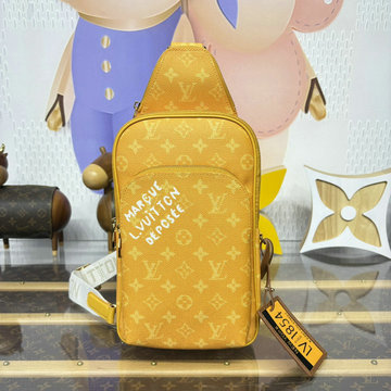 ルイヴィトン LOUISVUITTON 057-M12869 2025年最新入荷 アヴェニュー スリングバッグ チェストバッグ ベルトバッグ モノグラム ヘリテージ キャンバス