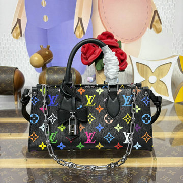 ルイヴィトン LOUISVUITTON  057-M13260 2025年最新入荷 LV TM オンザゴー EW チェーン ショルダーバッグ トートバッグ レディース