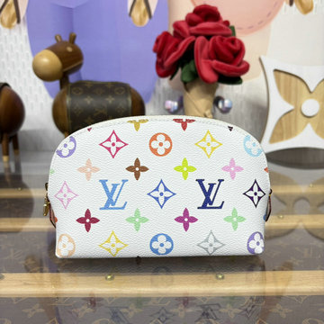 ルイヴィトン LOUISVUITTON 057-M13744 2025年最新入荷 LV TM ポシェット コスメティック ポーチ PM 化粧かばん クラッチバッグ モノグラムキャンパス