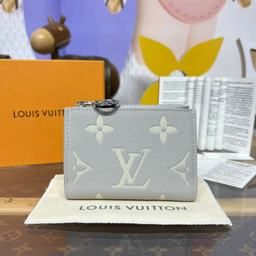 ルイヴィトン LOUISVUITTON 057-M13797  2025年最新入荷 ポルトフォイユ リサ 二つ折り短財布 小銭入れ モノグラム アンプラント レザー