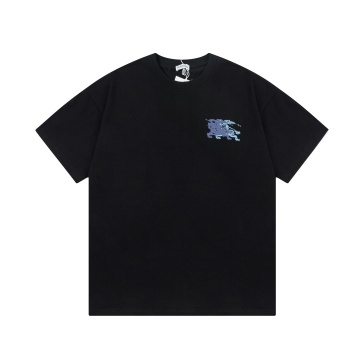商品名称：バーバリー BURBERRY 2025年最新入荷 コットンジャージー Tシャツ クルーネック 半袖 カジュアル おしゃれ 男女兼用
