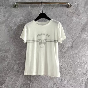 商品名称：クリスチャンディオール CHRISTIAN DIOR 2025年最新入荷 コットンジャージー Tシャツ 半袖 クルーネック カジュアル おしゃれ