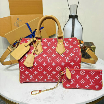 ルイヴィトン LOUISVUITTON 057-M14067  2025年最新入荷 スピーディ P9 バンドリエール 30 ハンドバッグ ショルダーバッグ カーフレザー