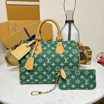 ルイヴィトン LOUISVUITTON 057-M14077  2025年最新入荷 スピーディ P9 バンドリエール 30 ハンドバッグ ショルダーバッグ カーフレザー
