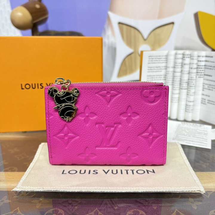 ルイヴィトン LOUISVUITTON 057-M14087 2025年最新入荷 LV TM ポルトフォイユ リサ 二つ折り短財布 小銭入れ グレインカウハイドレザー