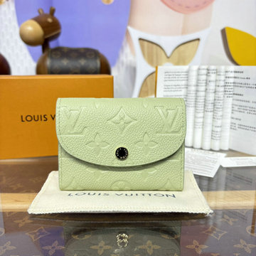 ルイヴィトン LOUISVUITTON 057-M14084  2025年最新入荷 LV TM ポルトモネ ロザリ 二つ折り短財布 小銭入れ グレインカウハイドレザー