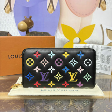 ルイヴィトン LOUISVUITTON 057-M14096  2025年最新入荷 LV TM ジッピー ウォレット ファスナー長財布 マルチカラー