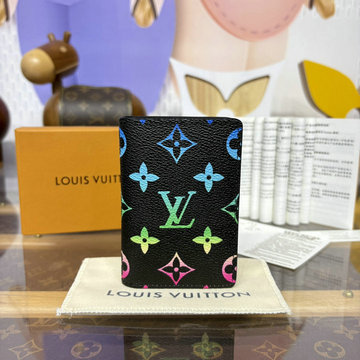 ルイヴィトン LOUISVUITTON  057-M14134 2025年最新入荷 カードケース オーガナイザー ドゥ ポッシュ モノグラムマルチカラーキャンパス