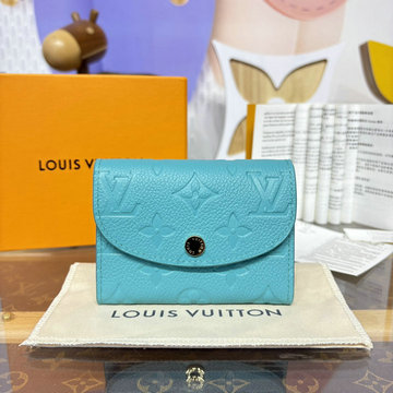 ルイヴィトン LOUISVUITTON 057-M14085  2025年最新入荷 LV TM ポルトモネ ロザリ 二つ折り短財布 小銭入れ グレインカウハイドレザー