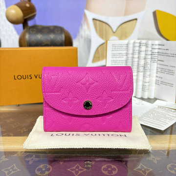 ルイヴィトン LOUISVUITTON 057-M14086  2025年最新入荷 LV TM ポルトモネ ロザリ 二つ折り短財布 小銭入れ グレインカウハイドレザー