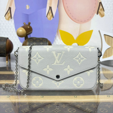 ルイヴィトン LOUISVUITTON 057-M14227 2025年最新入荷 ポシェット フェリシー チェーンポーチ ショルダーバッグ モノグラム アンプラント レザー