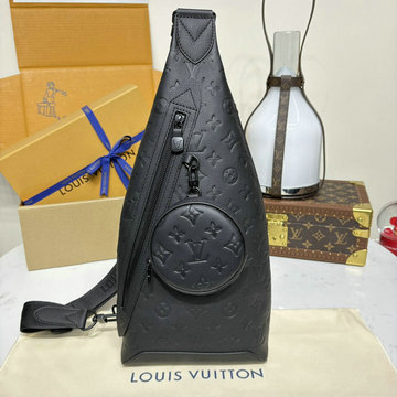 ルイヴィトン LOUISVUITTON 057-M21890  2025年最新入荷 デュオ スリングバッグ チェストバッグ ベルトバッグ モノグラム シャドウ カーフレザー