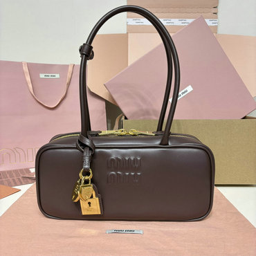 ミュウミュウ MIUMIU 057-MM5BB173JH  2025年最新入荷 アルカディ トップハンドルバッグ トートバッグ ハンドバッグ 2way ショルダーバッグ レディース
