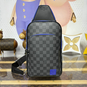 商品細詳を見る:ルイヴィトン LOUISVUITTON 057-N00086  2025年最新入荷 アヴェニュー スリングバッグ チェストバッグ ベルトバッグ ダミエグラフィットキャンパス
