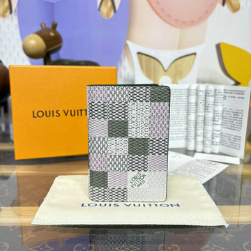 ルイヴィトン LOUISVUITTON 057-N00109  2025年最新入荷 カードケース オーガナイザー ドゥ ポッシュ ダミエ ヘリテージ キャンバス