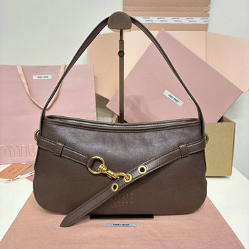 ミュウミュウ MIUMIU 057-MM5BC182S 2025年最新入荷 アバンチュール ホーボーバッグ ショルダーバッグ レディース