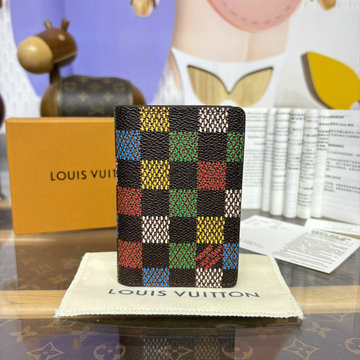 ルイヴィトン LOUISVUITTON 057-N00138 2025年最新入荷 カードケース オーガナイザー ドゥ ポッシュ ダミエ ヘリテージ キャンバス