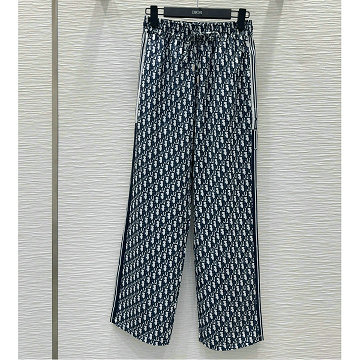 商品名称：クリスチャンディオール CHRISTIAN DIOR XG-KCCD25003 2025年 フレアパンツ ジャカード ドローストリングパンツ レディース ストレート カジュアル