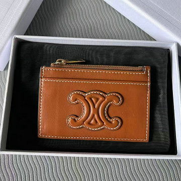 セリーヌ CELINE 99-CE10K583ZB 2025年最新入荷 ジップ付きカードホルダー カードケース コインケース ショートウォレット 短財布