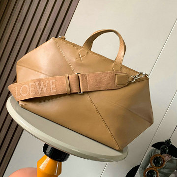 ロエベ LOEWE 99-LE052345ZS 2025年最新入荷 パズルフォルド ラージ トートバッグ ハンドバッグ シャイニーカーフ