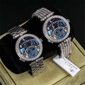 ヴァン クリーフ アーペル Van Cleef Arpels  YXBL-VAT25001 2025年最新入荷 恋人の橋 腕時計 カップル ウォッチ 時計 ステンレスベルト