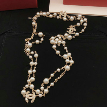 商品名称：シャネル CHANEL JS-XLCH25001  2025年最新入荷 ニット チェーン パールアクセント ロングチェーンネックレス おしゃれ ギフト
