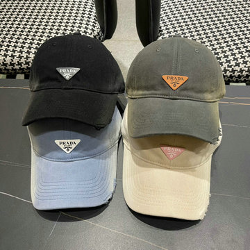 プラダ PRADA JS-MZPD25002 2025年春夏最新入荷 キャップ ストリート 帽子 シンプル おしゃれ ユニセックス