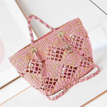 商品名称：シャネル CHANEL JS-CH4714BQF  2025年最新入荷 COCO ビーチバッグ ハンドバッグ ショッピングバッグ ラフィア レディース
