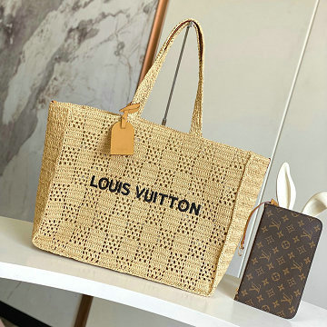 ルイヴィトン LOUISVUITTON  JS-M25008 2025年最新入荷 サマーショッパー トートバッグ MM ハンドバッグ レディース