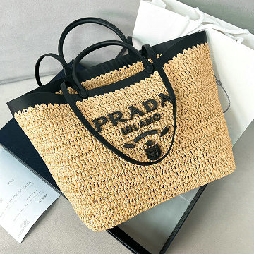 プラダ PRADA 99-PD1BG499BXK 2025年最新入荷 クロシェ ミディアム トートバッグ ハンドバッグ レディース