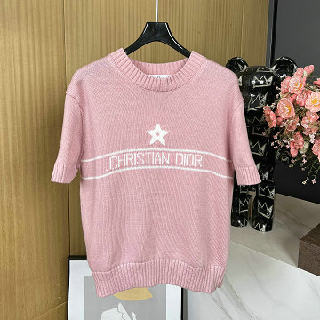 クリスチャンディオール CHRISTIAN DIOR XG-MDCD25006 2025年新作 ショートスリーブ セーター カシミヤ スリムフィット おしゃれ レディース