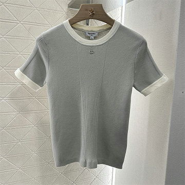 商品名称：シャネル CHANELXG-MDCH25010  2025年最新入荷 ショートスリーブ ニットセーター クルーネック半袖 おしゃれ レディース
