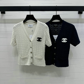 シャネル CHANEL XG-MDCH25013  2025年新作 ショートスリーブ カーディガン Vネック ニットセーター シンプル おしゃれ レディース