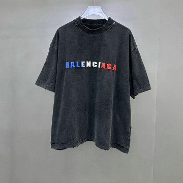 バレンシアガ BALENCIAGA XG-TDBA25013 2025年最新入荷 オーバーサイズ Tシャツ 半袖 カジュアル おしゃれ 男女兼用