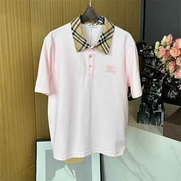 商品名称：バーバリー BURBERRY XG-TDBR25007 2025年新作 コットンジャージー ショートスリーブ ポロシャツ 半袖 カジュアル おしゃれ レディース