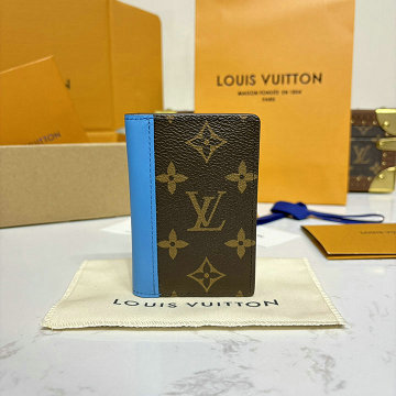 ルイヴィトン LOUISVUITTON 057-M12828 2025年最新入荷 オーガナイザー ドゥ ポッシュ 二つ折り カードケース モノグラム マカサー キャンバス