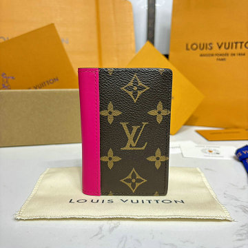 ルイヴィトン LOUISVUITTON 057-M12831  2025年最新入荷 オーガナイザー ドゥ ポッシュ 二つ折り カードケース モノグラム マカサー キャンバス