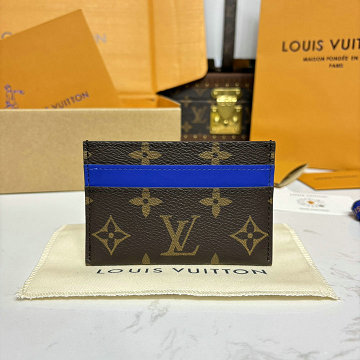 ルイヴィトン LOUISVUITTON 057-M12843 2025年最新入荷 カードケース ポルト カルト ダブル ジップウォレット 小銭入れ モノグラム マカサー