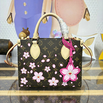 商品名称：ルイヴィトン LOUISVUITTON 057-M13269 2025年新作 LV TM オンザゴー PM トートバッグ ショルダーバッグ サクラブラウン モノグラム