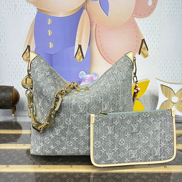 ルイヴィトン LOUISVUITTON 057-M13390 2025年新作 クッサン PM ホーボーバッグ ショルダーバッグ レディース オーガニックコットン
