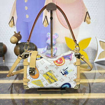 ルイヴィトン LOUISVUITTON 057-M14606 2025年新作 サイドトランク MM トートバッグ 2way ショルダーバッグ モノグラムキャンパス