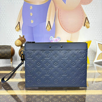 ルイヴィトン LOUISVUITTON  057-M14914L 2025年新作 ポシェット トゥ ゴー クラッチポーチ 手持ちかばん メンズ モノグラム シャドウ カーフレザー