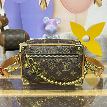 ルイヴィトン LOUISVUITTON 057-M14729  2025年新作 ミニ ソフトトランク チェーンポーチ ショルダーバッグ スクエアバッグ モノグラム キャンバス