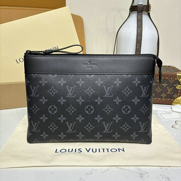 ルイヴィトン LOUISVUITTON 057-M82543  2025年新作 ポシェット ヴォワヤージュ スープル クラッチバッグ 手持ちかばん メンズ モノグラム